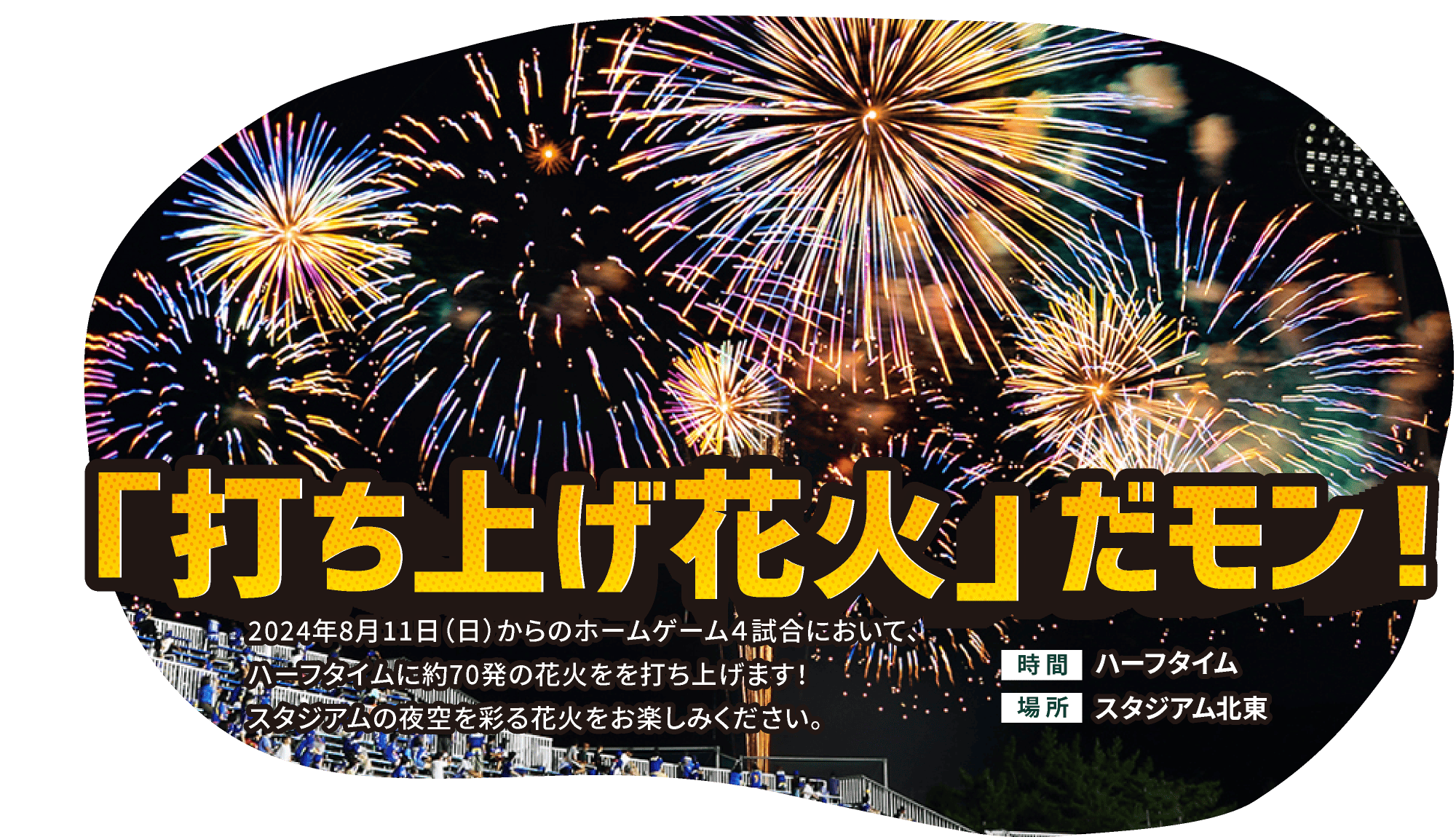 「打ち上げ花火」だモン！